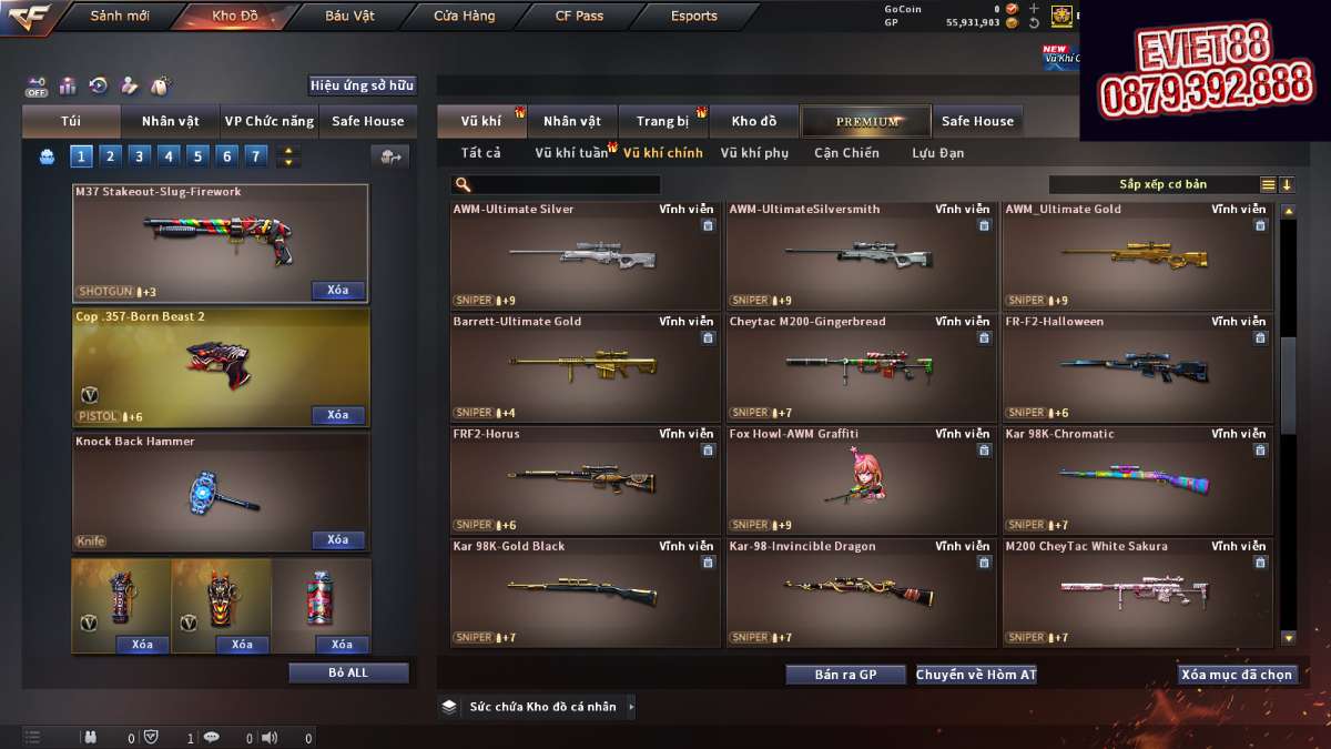 shop acc cf uy tin gia re